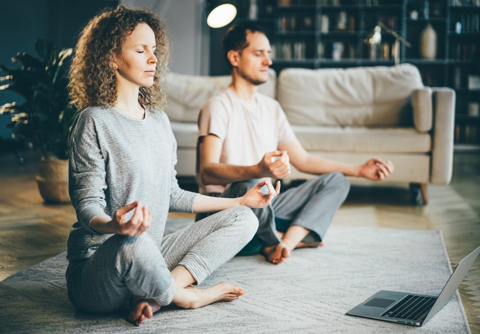 yoga meditazione quarantena contro stress getfit milano