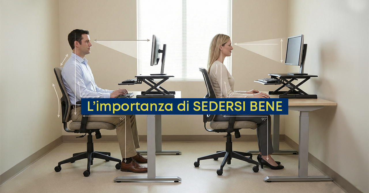 L'importanza di sedersi bene